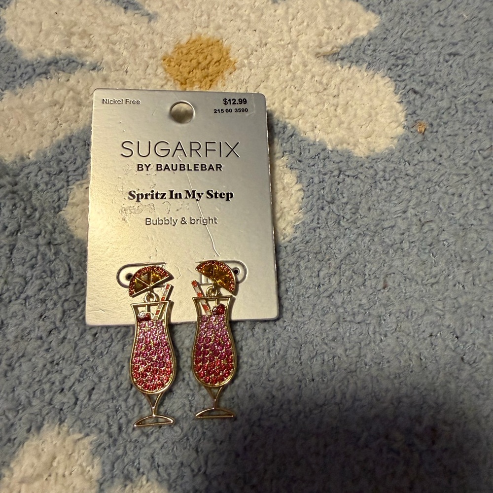 Sugarfix by BaubleBar Pink Cocktail Earrings - Spritz In My Step